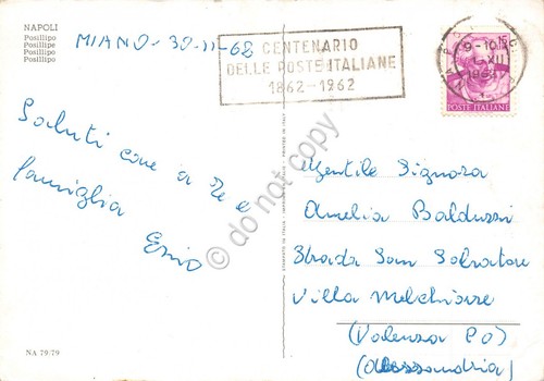 Cartolina napoli posillipo - cartolina,
