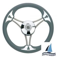 VOLANTE RUOTA TIMONE BARCA GOMMONE GRIGIO DIAMETRO 35 CM