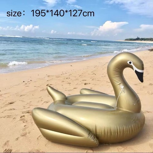Cigno dorato gonfiabile - x,