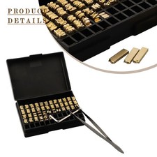 Punzonatrice tipografia tipografia stampa font rame alta qualità 120 pz