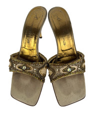 Giuseppe Zanotti Gold Beaded