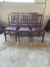 6 Sedie Stile Impero Faggio