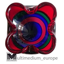 Vassoio vintage in vetro di