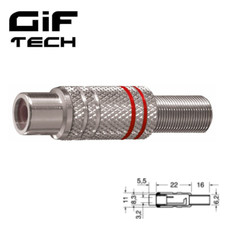 CONNETTORE RCA PRESA FEMMINA