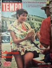 "Tempo" rivista vintage-n.35 1954-Lauretta Masiero-Betty Jones-Fausto Coppi