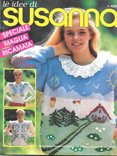 LE IDEE DI SUSANNA  - Speciale Maglia Ricamata -  Ottobre 1988