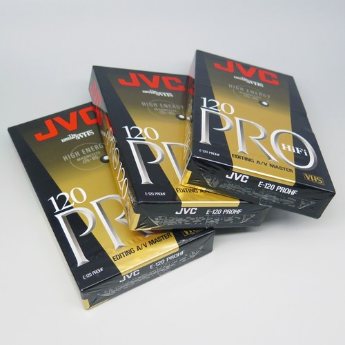 Videocassette vhs jvc 120 - 3x,