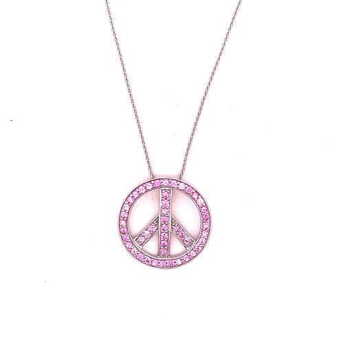 Collana con ciondolo segno - , di