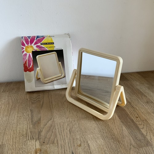Vintage make mirror double - up,