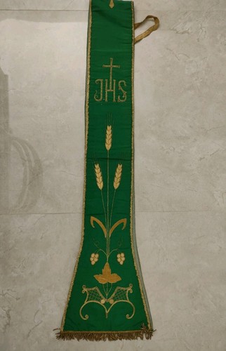 Stola sacerdotale antica verde - sacerdotale,