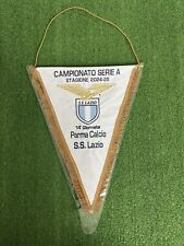Pennant Gagliardetto LAZIO PARMA Match Worn Banderin Indossata No Maglia
