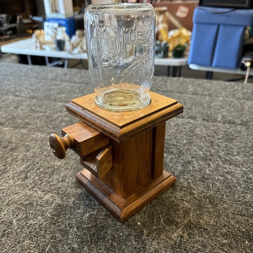 Dispenser snack legno fatto - snack,