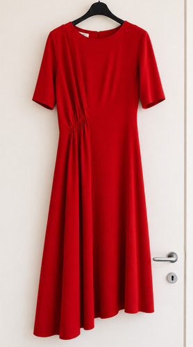 Caractere abito midi rosso - caractere,