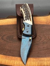 Coltello tascabile damascato
