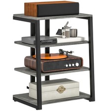 HOMCOM HiFi Rack Stand Steel