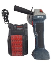 Bosch Professional GWS 18V-7 + batteria e caricabatterie smerigliatrice di se...