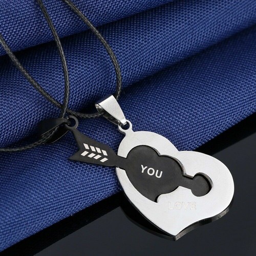 Collana 2in1 coppia - coppia, cuore