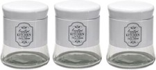 Set 3 Barattoli Bianchi da
