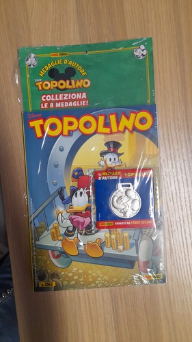 Medaglia autore topolino - di,