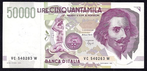 Italy 000 50000 lire - 50,000, 1984