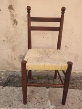 Sedie In Stile  Arts e Craft N 4 Seduta In  Paglia 