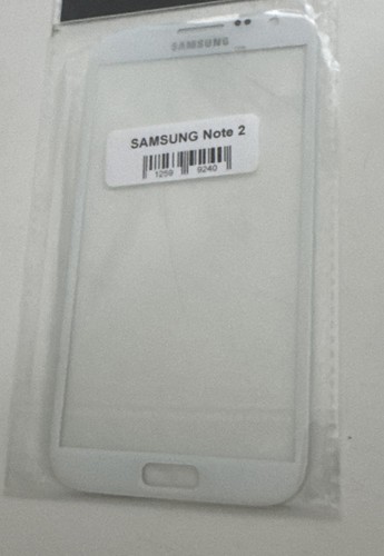 Vetro anteriore display bianco