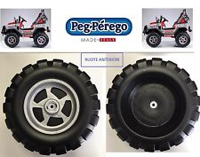 PEG PEREGO -  2 RUOTE ANTERIORI GAUCHO SILVER 12 VOLT SARP3512NGR -nuovo-Italia