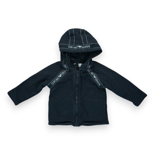 Maglione nero con cappuccio - , e