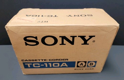 Sony 110a cassette - tc-110a, player