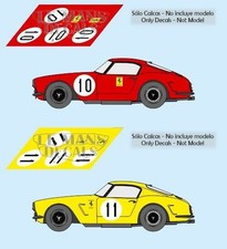 Decalcomanie Ferrari 250 GT