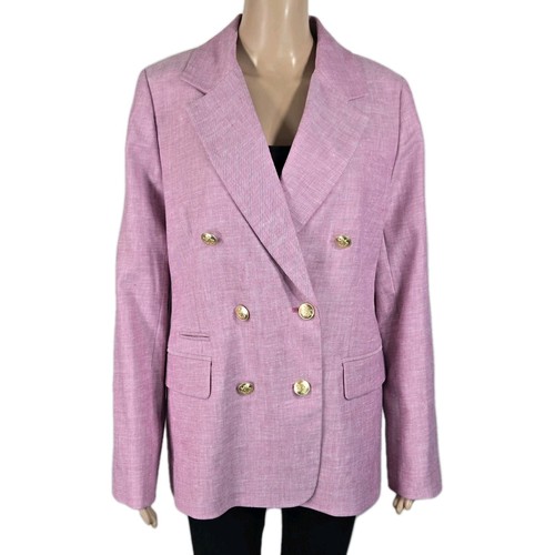 Blazer doppiopetto lino crew - doppiopetto,