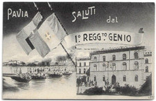 CARTOLINA DI PAVIA ,SALUTI DAL