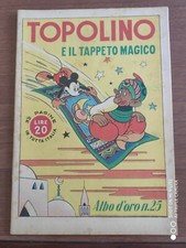 ALBI D'ORO MONDADORI 1946 TOPOLINO e il tappeto magico N. 25 da magazzino