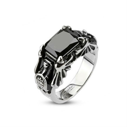 Anello donna acciaio massiccio - anello,
