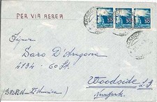 23114  .   ITALIA REPUBBLICA: 30 Lire DEMOCRATICA X3  su BUSTA