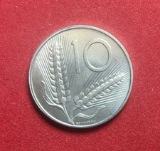 Repubblilca Italiana 10 Lire 1991 Spighe Rovescio Capovolto asse ruotato di 180°