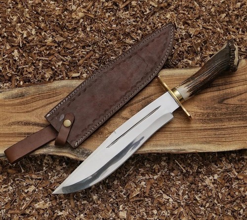 Coltello bowie forgiato mano - a,