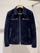 Giacca uomo blu navy pura