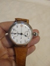 Minerva Chronographe Monopusher Calibre 19.9CH Swiss Made 1930 Rare Men_no Rolex