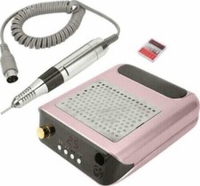 Kit Aspiratore Fresa Ricostruzione Unghie Nail Art Pedicure Manicure Gel Filtro