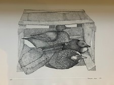 Mutti Mariarosa "Stampi di anatre" Litografia firmata 2/50