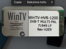 HAUPPAUGE WinTV-hvr-1200 DVB-T DVB-S