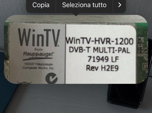 Hauppauge wintv hvr 1200 - hauppauge, dvb-t