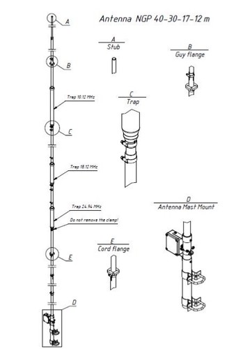 Antenna stazione verticale - antenna,