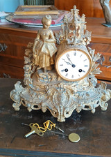 orologio da tavolo antico umbertino italia seconda meta' XIX secolo