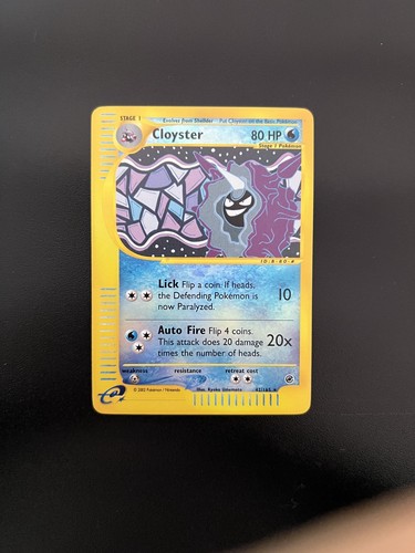 Pokemon card cloyster 165 - pokemon, 42/165