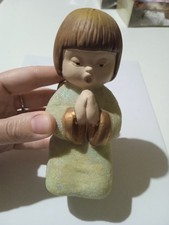 Bomboniera angelo verde e oro