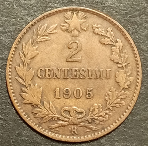 Cents lire value 1905 - 2, bb