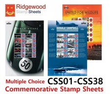 Fogli commemorativi GB CSS1 -