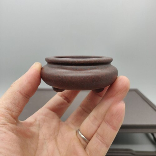 Vaso per bonsai rosso scuro